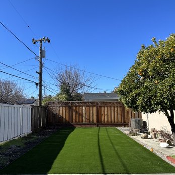Ergeon - New synthetic grass installed by Ergeon - Fences & Gates Near Me - San Jose, California