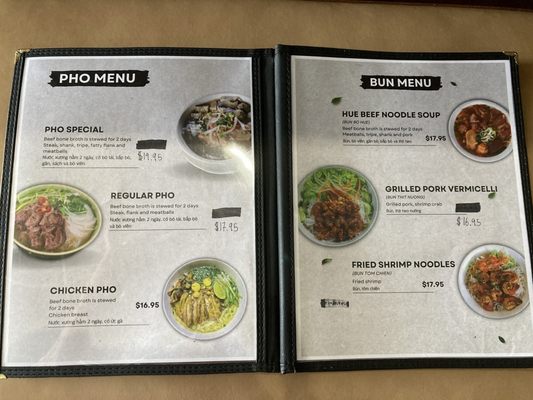 Menu photo 7 Pho 73 Vietnamese Morehead City, NC
