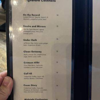 Alibi Spokane - Drink menu - Cocktail Bars Near Me - Spokane, Washington Alibi Spokane - Drink menu - Cocktail Bars Near Me - Spokane, Washington