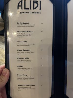 Menu photo 1 Alibi Spokane Spokane, WA Menu photo 1 Alibi Spokane Spokane, WA