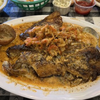 Fat Willie's Fish Camp - Blackened Grouper Ponchartrain - Seafood Near Me - Valrico, Florida Fat Willie's Fish Camp - Blackened Grouper Ponchartrain - Seafood Near Me - Valrico, Florida