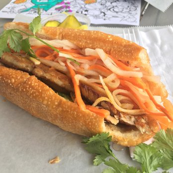 KoKyu Na'Mean - Belly bahn and pickled zucchini - Sandwiches Near Me - Durham, North Carolina KoKyu Na'Mean - Belly bahn and pickled zucchini - Sandwiches Near Me - Durham, North Carolina