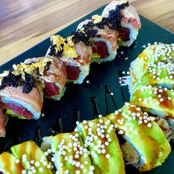 Nori Restaurant - Gold Digger Signature Roll Caterpillar Signature Roll - Asian Fusion Near Me - St. Augustine, Florida Nori Restaurant - Gold Digger Signature Roll Caterpillar Signature Roll - Asian Fusion Near Me - St. Augustine, Florida