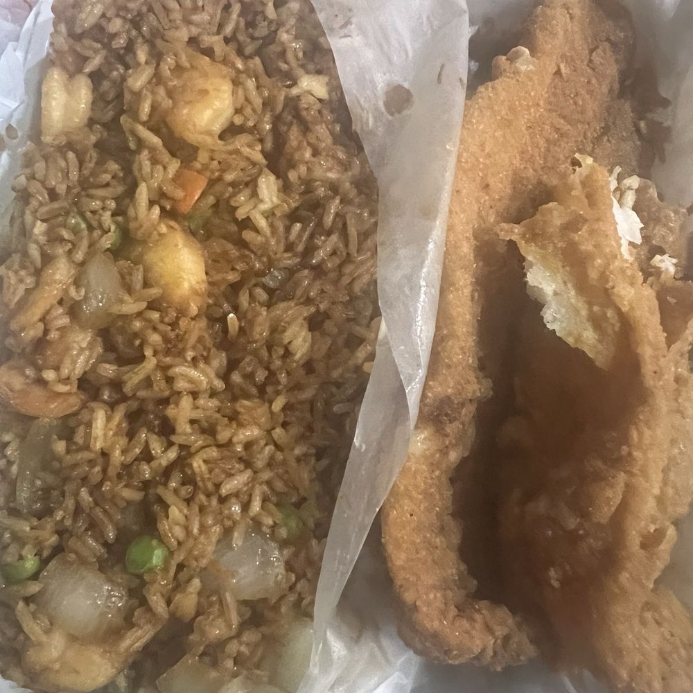 This is SEAFOOD - Catfish and shrimp fried rice - Seafood Near Me - District Heights, Maryland This is SEAFOOD - Catfish and shrimp fried rice - Seafood Near Me - District Heights, Maryland