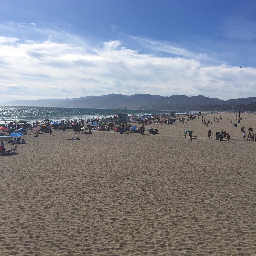 Santa Monica pier. Santa Monica pier.