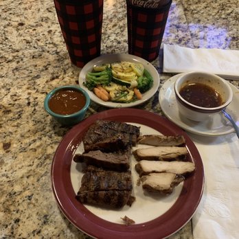 Fresco's Cocina Mexicana - Beef and chicken fajita meat with grilled veggies with a side of red sauce and chipotle butter - Mexican Near Me - Watauga, Texas