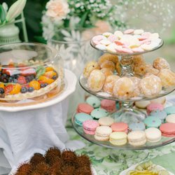 Lady Yum - Kirkland - 25 Piece Box - Lady Yum Assortment adorning my graduation party desert platter