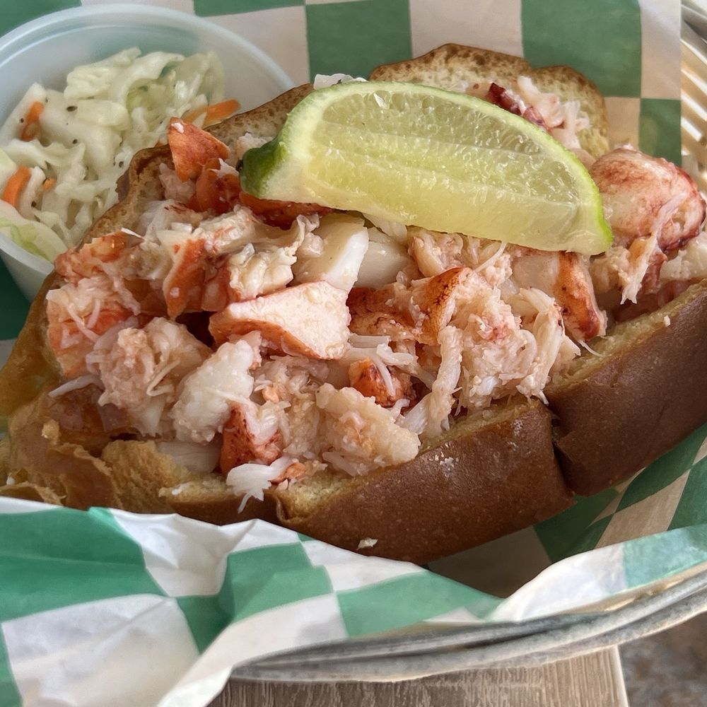 The Lobster Shack Key West - Key West Lobster Roll with coleslaw - Seafood Near Me - Key West, Florida The Lobster Shack Key West - Key West Lobster Roll with coleslaw - Seafood Near Me - Key West, Florida