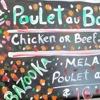 Marroush Shawarma Int - a chalkboard with a menu - Vegetarian Near Me - Gatineau, Quebec Marroush Shawarma Int - a chalkboard with a menu - Vegetarian Near Me - Gatineau, Quebec