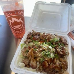 Hibachi chicken and rice