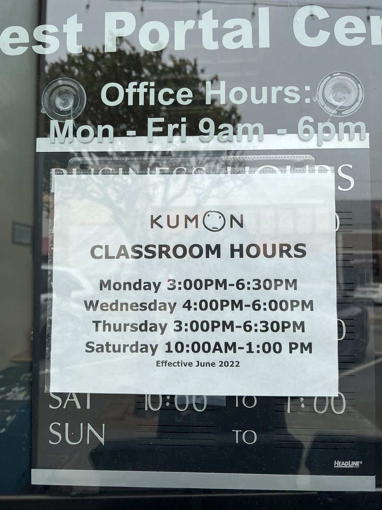 KUMON MATH AND READING CENTER Updated March 2025 12 Photos & 17 Reviews 235 W Portal Ave