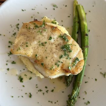The Beachcomber - Seabass with mashed potatoes - Seafood Near Me - Newport Beach, California The Beachcomber - Seabass with mashed potatoes - Seafood Near Me - Newport Beach, California