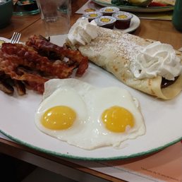 Chocolate and Banana Crepe