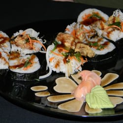 Wasabi's Bistro - 2 spider rolls and a spider hand roll