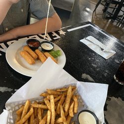 The Grid - French fries and Mozzarella Sticks