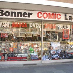 Bonner Comic Laden - Sieht von aussen klein und unscheinbar aus, aber drinnen ...