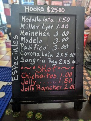 Menu photo 1 Colmado Bar Moreno San Juan, PR