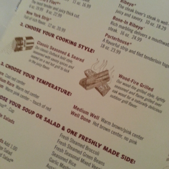 Outback Steakhouse - New wood fire cooking process. - Steakhouses Near Me - Naperville, Illinois