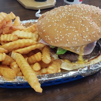 RW's Hamburger House - RW Burger with fries and a drink. - Burgers Near Me - Wasilla, Alaska RW's Hamburger House - RW Burger with fries and a drink. - Burgers Near Me - Wasilla, Alaska