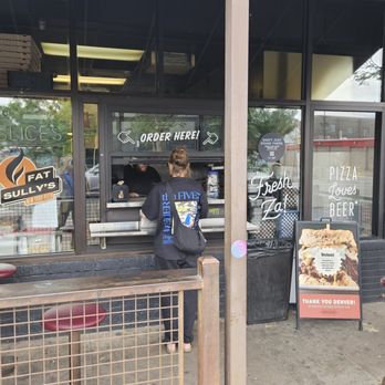 Fat Sully's NY Pizza - Broadway - Takeout window and outdoor waiting area - Pizza Near Me - Denver, Colorado Fat Sully's NY Pizza - Broadway - Takeout window and outdoor waiting area - Pizza Near Me - Denver, Colorado