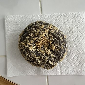 Donut Drop - Toasted Coconut Ube Donut - Donuts Near Me - Schaumburg, Illinois