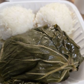 Young's Fish Market - Side order lau lau and rice. 14.00 - Hawaiian Near Me - Honolulu, Hawaii