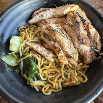 Cris and John - Dry noodles with grilled chicken - Vietnamese Near Me - Dallas, Texas