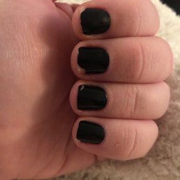 This is my nails the day after my manicure.