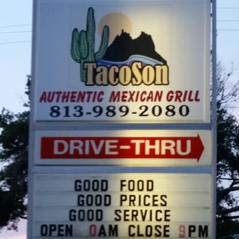 TacoSon - Before the thunderstorms started - Mexican Near Me - Tampa, Florida
