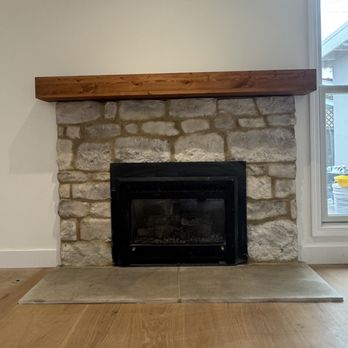 Brend Handyman - After Fireplace stone installation - Handyman Near Me Brend Handyman - After Fireplace stone installation - Handyman Near Me