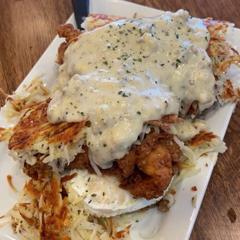 Over Easy - Southern Ave - Wolfpack with the fried chicken option and it was amazing!! - American Near Me - Mesa, Arizona