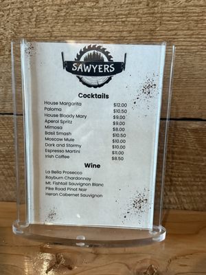Menu photo 7 Sawyers Bozeman, MT