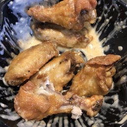 Legit. Hand tossed, crisp skin in a garlic Alfredo type of sauce. It's how a wing supposed to be! Legit. Hand tossed, crisp skin in a garlic Alfredo type of sauce. It's how a wing supposed to be!