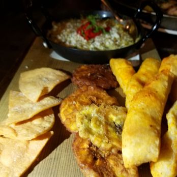 Havana - Appetizer: Cheese dip with tortillas, fried plantains, and fried dough - Latin American Near Me - Vancouver, British Columbia Havana - Appetizer: Cheese dip with tortillas, fried plantains, and fried dough - Latin American Near Me - Vancouver, British Columbia