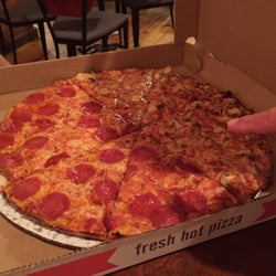 Edgartown Pizza - Yum! Pepperoni and mushroom.