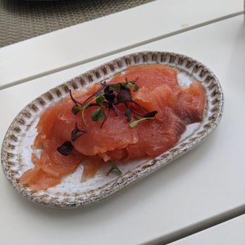 Ponto Lago - Side of smoked salmon - New American Near Me - Carlsbad, California