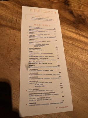 Menu photo 5 El Five Denver, CO