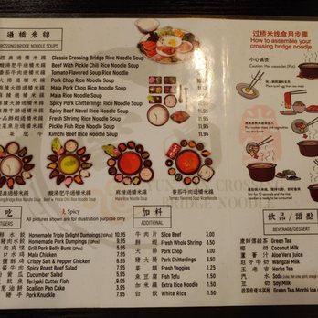 Yunnan Crossing Bridge Noodle - Menu - Noodles Near Me - Columbus, Ohio Yunnan Crossing Bridge Noodle - Menu - Noodles Near Me - Columbus, Ohio