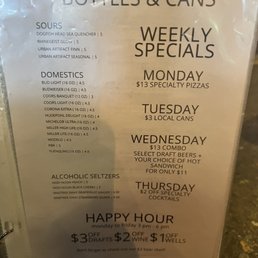 Amazing weekly specials and delicious food!