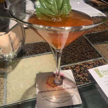 Seasons 52 - Strawberry Basil Martini - New American Near Me - Indianapolis, Indiana