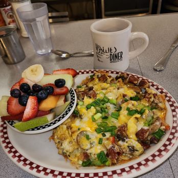 Hallie's Diner - Hot link omelet, the best! - American Near Me - Petaluma, California Hallie's Diner - Hot link omelet, the best! - American Near Me - Petaluma, California