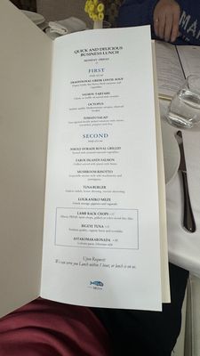 Menu photo 1 Estiatorio Milos Toronto, ON Menu photo 1 Estiatorio Milos Toronto, ON