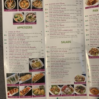Baan Thai - Menu - Thai Near Me - Panorama City, California
