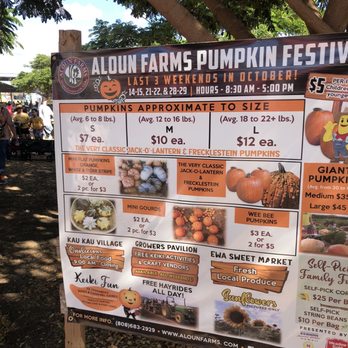 Aloun Farms - Pumpkin prices - Farms Near Me - Kapolei, Hawaii