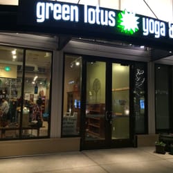 Green Lotus Yoga & Healing Center - A peak inside of our retail space and inviting entrance