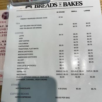 Breads N Bakes - Menu - Bakeries Near Me - Pound Ridge, New York