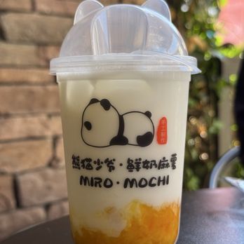 Miro Mochi - mango coconut milk with sago @dangit.all - Bubble Tea Near Me - Rowland Heights, California Miro Mochi - mango coconut milk with sago @dangit.all - Bubble Tea Near Me - Rowland Heights, California