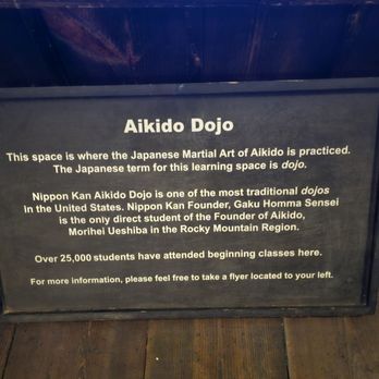 Domo - Some information about the  Nippon Kan Aikido dojo. - Japanese Near Me - Denver, Colorado