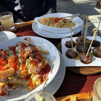 Teddy's By The Sea - Loaded fries, bacon wrapped dates, lobster Mac - Seafood Near Me - Carpinteria, California