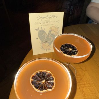 Indaco - Custom silver Rum anniversary drink - Italian Near Me - Charleston, South Carolina